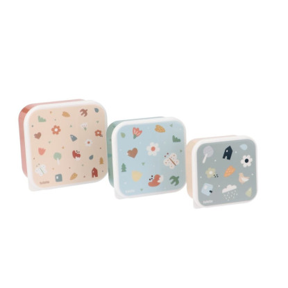 3 Cajas Almuerzo Geometric Nature TUTETE