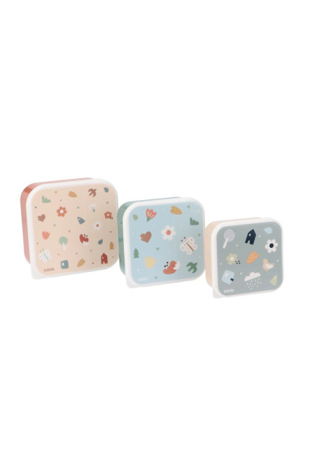 3 Cajas Almuerzo Geometric Nature TUTETE