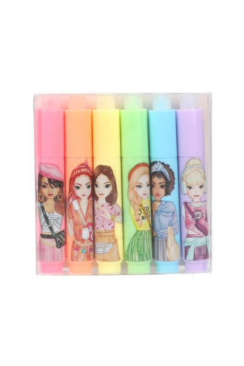 Rotuladores mini fluorescentes borrables Top Model BY DEPESCHE