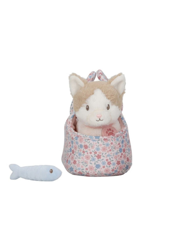 Gatito peluche con bolsa LITTLE DUTCH