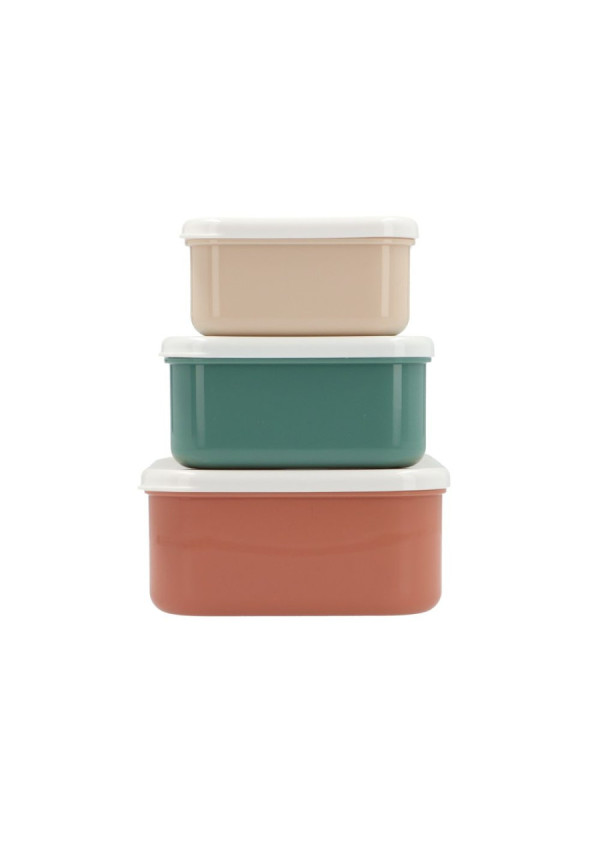 3 Cajas Almuerzo Geometric Nature TUTETE