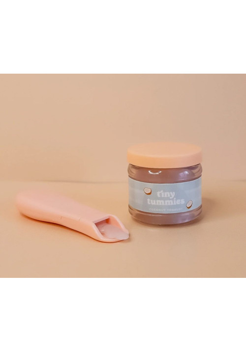 Potito y Cuchara para muñecos yogurt de coco  TINY HARLOW