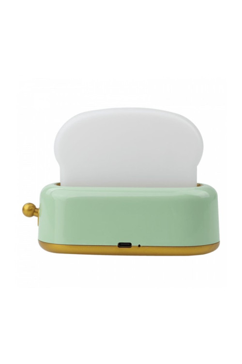 lampara de noche led tostadora verde MARY´S
