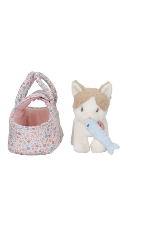 Gatito peluche con bolsa LITTLE DUTCH