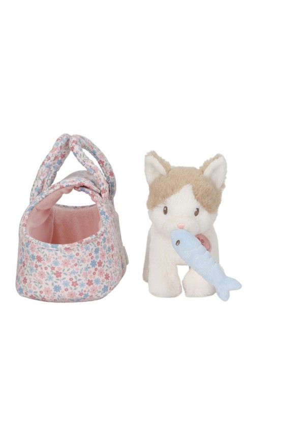 Gatito peluche con bolsa LITTLE DUTCH