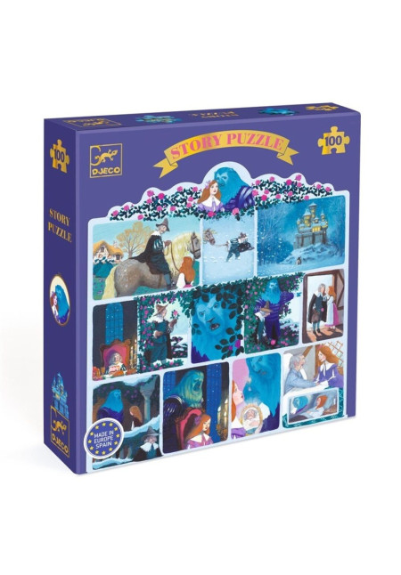 Puzzle cuentos La Bella y La Bestia DJECO