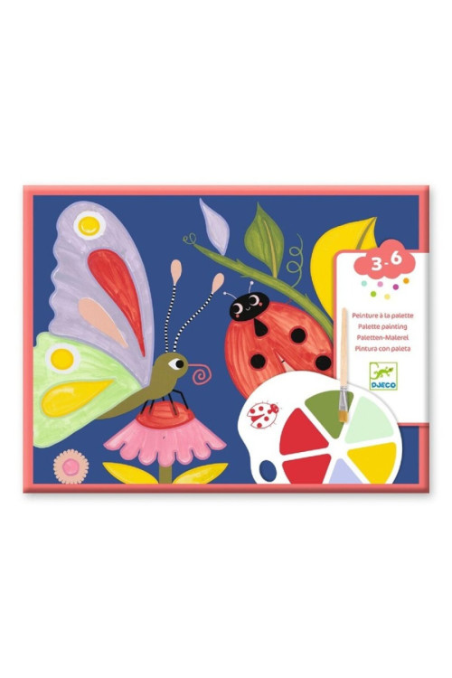 Pintura con paleta Los bichitos DJECO