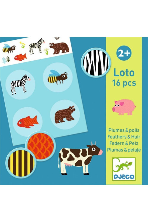 Loto Plumas & Pelaje DJECO