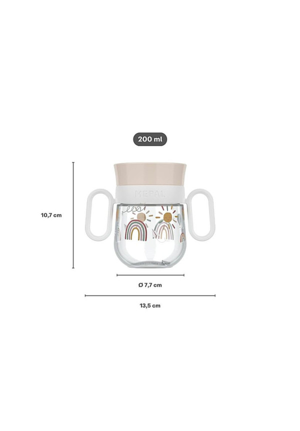 Vaso antiderrame 360º 200ml Forest Friends LITTLE DUTCH