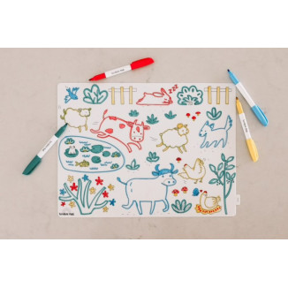 Scribble  Mat En la Granja 4 rotul.