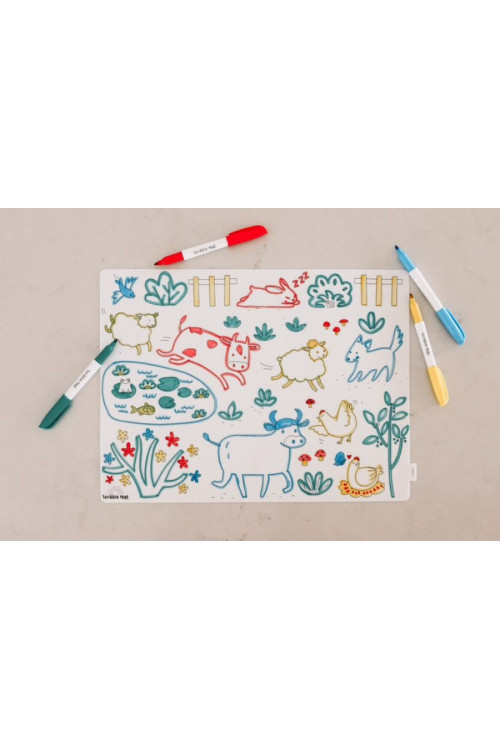 Scribble  Mat En la Granja 4 rotul.