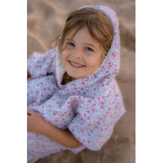 Poncho sunny flowers LITTLE DUTCH
