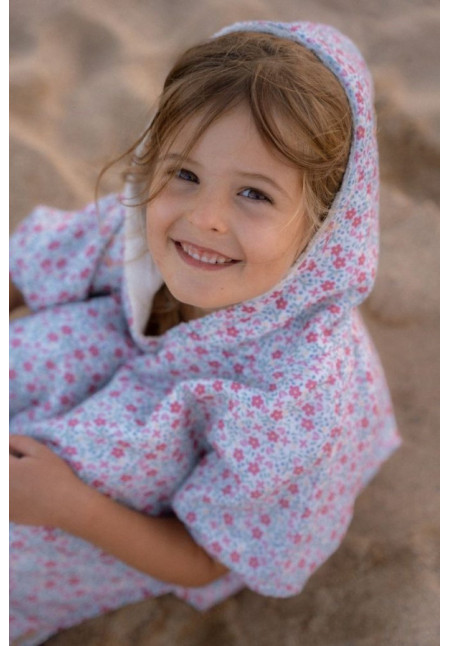 Poncho sunny flowers LITTLE DUTCH