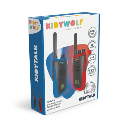 KIDYTALK azul/rojo KIDYWOLF