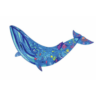 Puzzle de Suelo Brillante de Ballena - 200 pzs HAPE