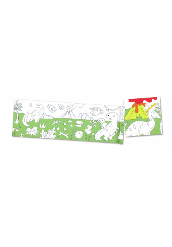 Rollo de Papel para Garabatos de Dinosaurios