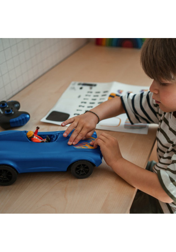 KIDYCAR coche radiocontrol azul  KIDYWOLF
