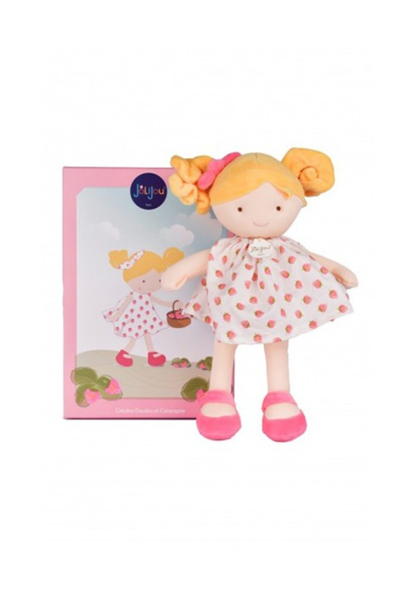 Muñeca Fresa 28 cm DOUDOU ET COMPAGNIE