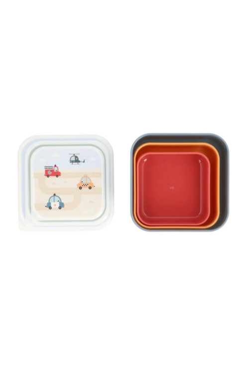 3 Cajas Almuerzo City Cars TUTETE