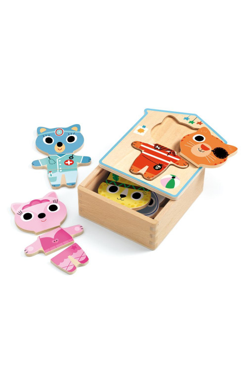 Puzzle Dressup DJECO