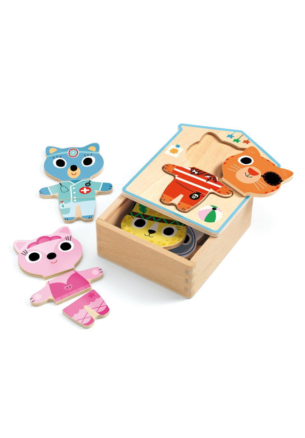 Puzzle Dressup DJECO
