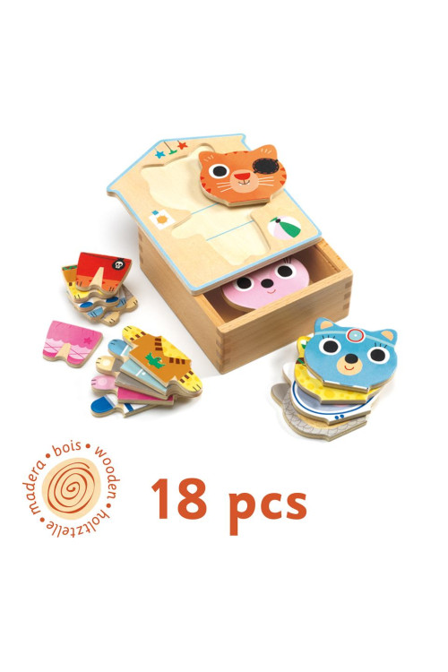 Puzzle Dressup DJECO