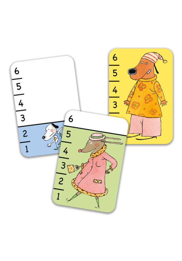 Bata Waf juego de cartas DJECO