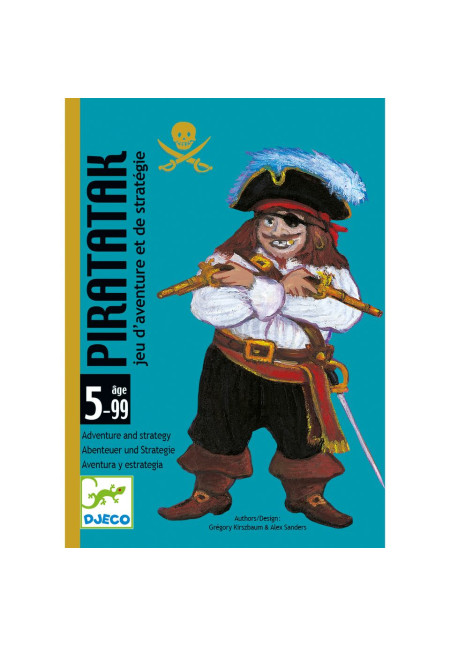 Piratatak Juego de cartas DJECO