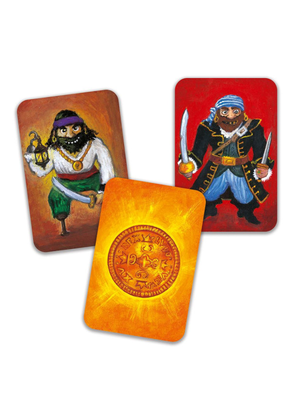 Piratatak Juego de cartas DJECO