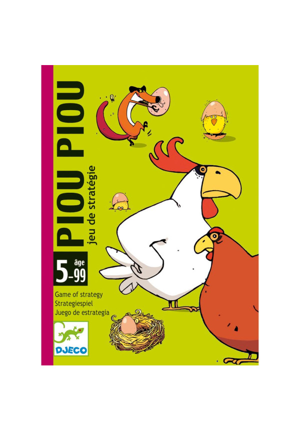 Piou piou Juego de cartas DJECO