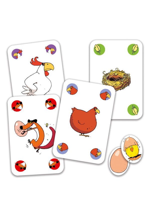 Piou piou Juego de cartas DJECO