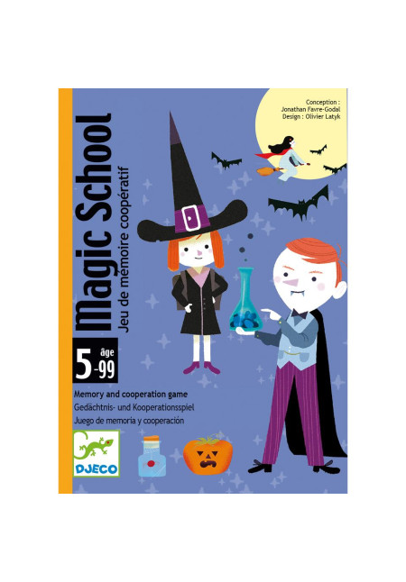 Magic School juegp de cartas DJECO