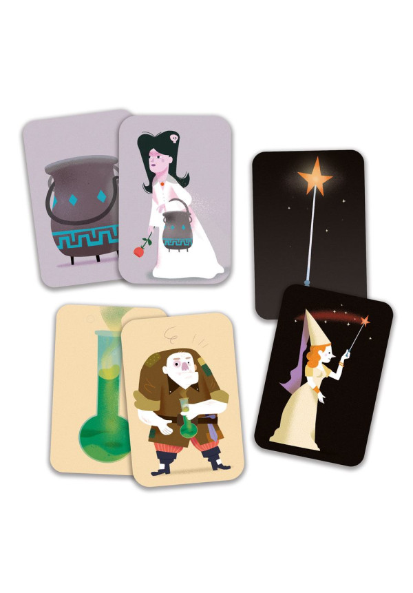 Magic School juegp de cartas DJECO