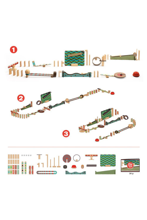 Zig & go  48 piezas  DJECO