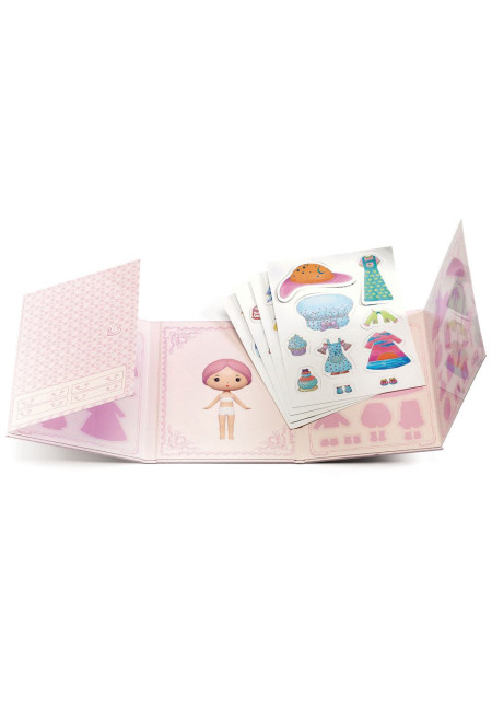 Pegatinas reutilizables Tinyly Miss Lilypink  DJECO