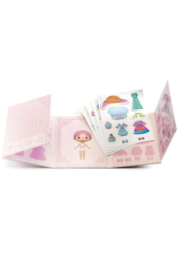 Pegatinas reutilizables Tinyly Miss Lilypink  DJECO