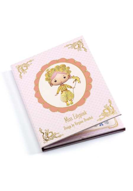Pegatinas reutilizables Tinyly Miss Lilypink  DJECO