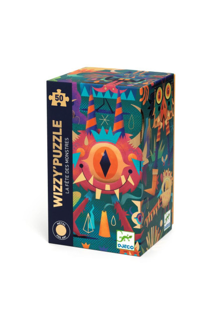 Wizzy puzzle la fiesta de los monstruos DJECO