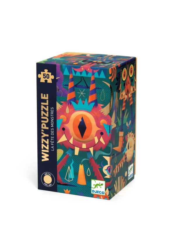 Wizzy puzzle la fiesta de los monstruos DJECO