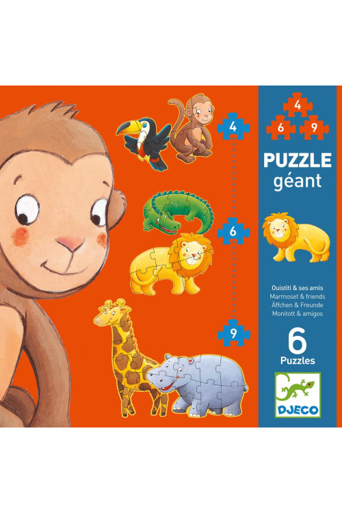 Puzzle Ouistiti y sus amigos DJECO
