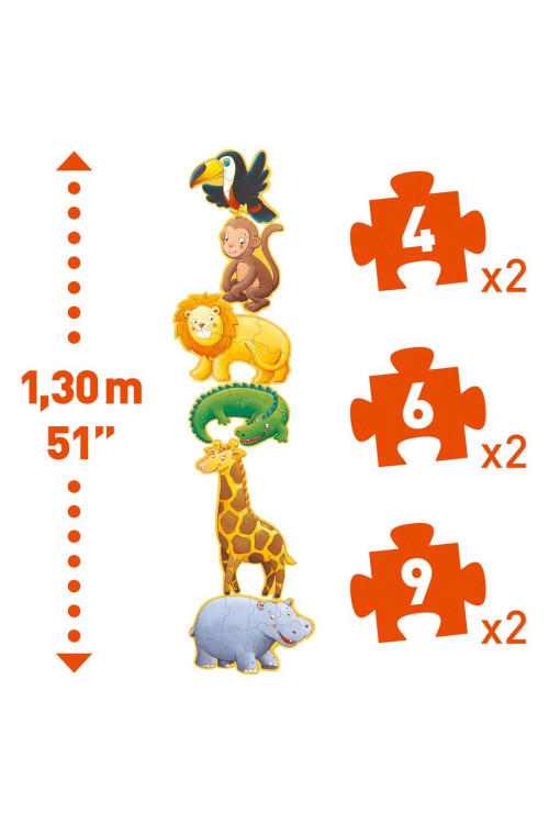 Puzzle Ouistiti y sus amigos DJECO