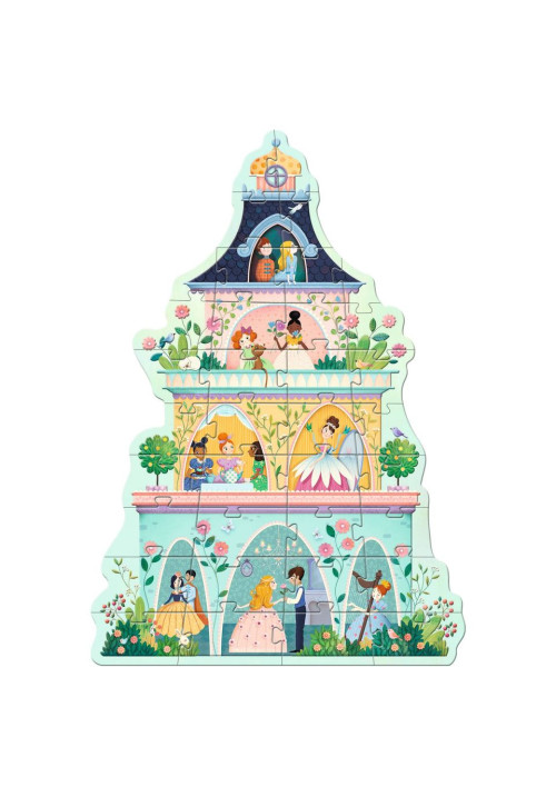 Puzzle gigante la torre de las princesas DJECO
