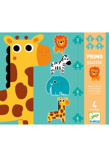 Puzzle evolutivo En la Jungla DJECO