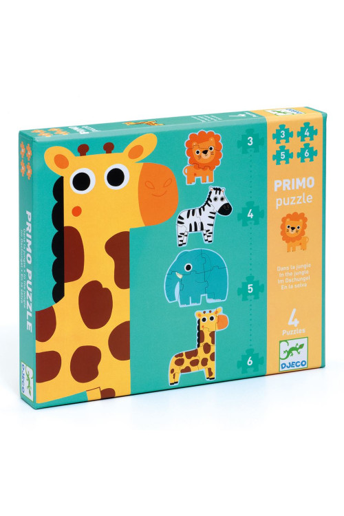 Puzzle evolutivo En la Jungla DJECO