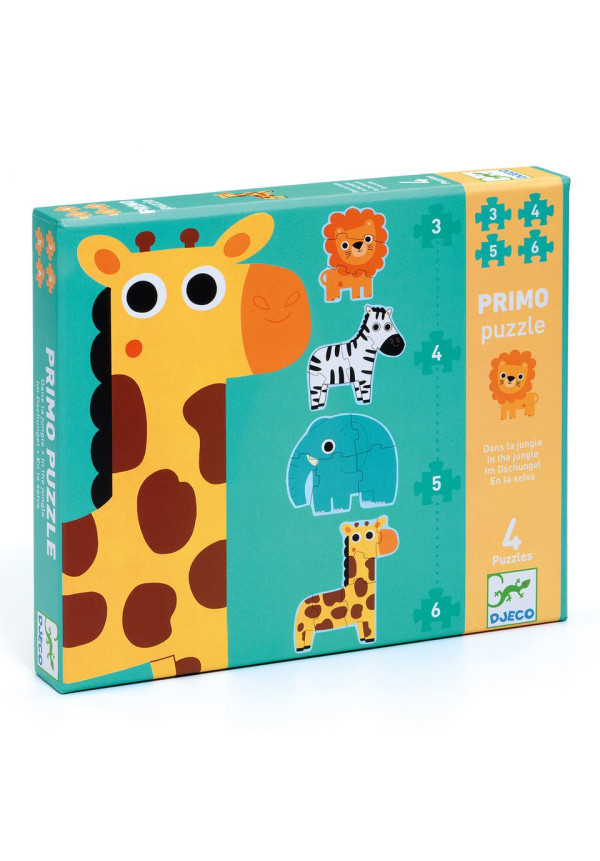 Puzzle evolutivo En la Jungla DJECO