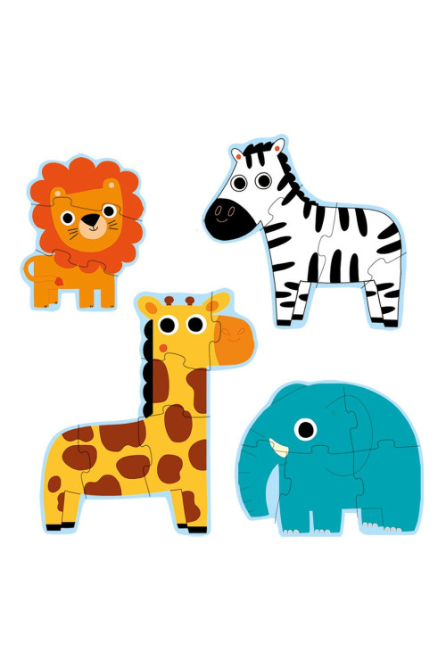 Puzzle evolutivo En la Jungla DJECO