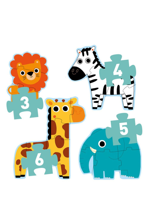 Puzzle evolutivo En la Jungla DJECO