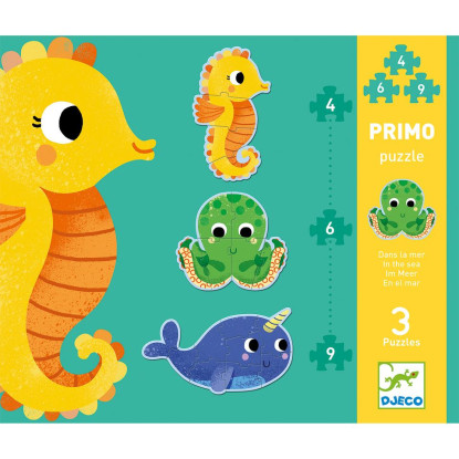 Puzzle evolutivo En el mar DJECO