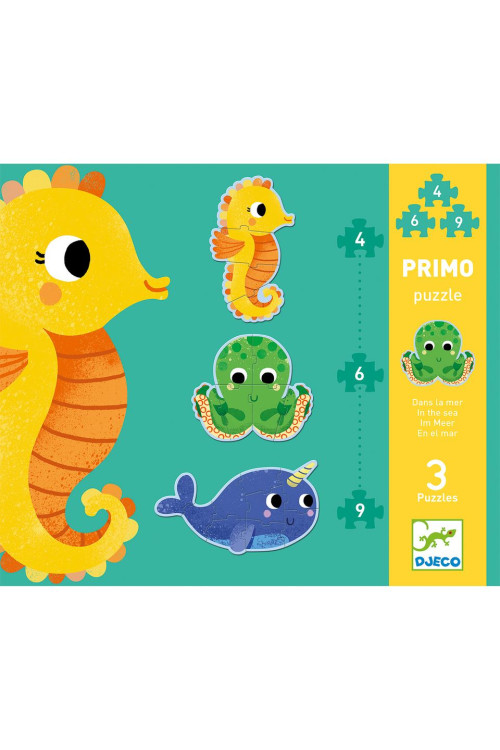 Puzzle evolutivo En el mar DJECO