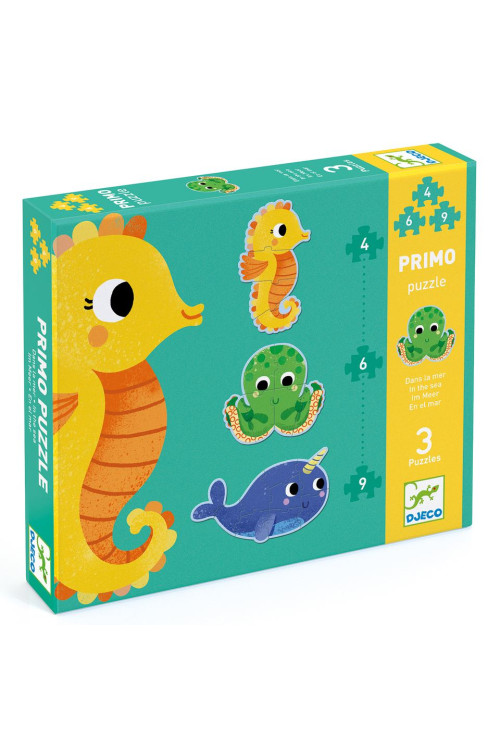 Puzzle evolutivo En el mar DJECO